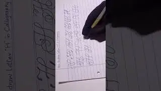 LIVE 🔴 Master Letter “H” Calligraphy | Easy Styles for Beginners  | @alhumairaeducare