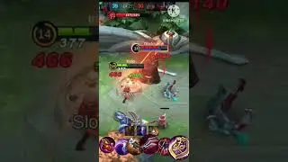 yin 😍 damage 1 vs 2 #mobilelegends #mobilegame #shorts #shortsvideo #shortsviral #viral