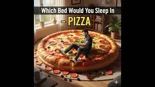 The Cheesiest Dream Ever! Man Enjoys a Bed Made of Pizza  #asmr #funny #oddlysatisfying