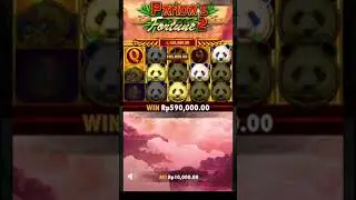 Slot Panda Fortune 2 bet 10.000K... panda ny keluar sekandang.... Busetttt