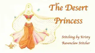 The Desert Princess Cross Stitch Time Lapse part 31