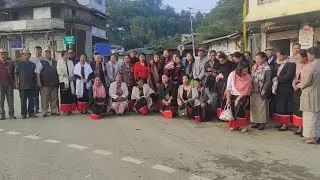 Chakhesang Mother's Association Meeting with the ULB Women's intending Candidates at Chozuba Town