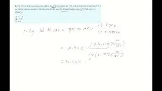 Forward Point - CFA Level1 practice question