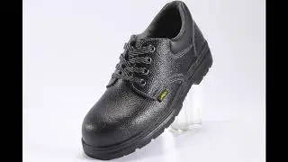 Black grain waterproof low cut steel toe shoes | MKsafety&reg;