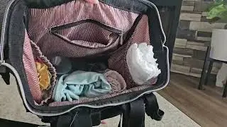 Hap Tim Diaper Bag Backpack,Large Capacity Travel Back Pack Maternity Baby Nappy Changing Bags