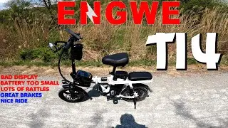 Engwe T14 Ebike Trail Ride and Battery Test #ebike