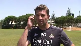 Paul Gerrard pre-season tour Portugal