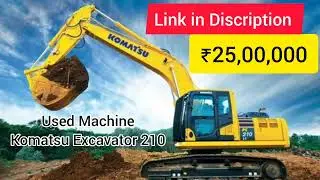 Used Machine Komatsu Excavator 210 Price in India