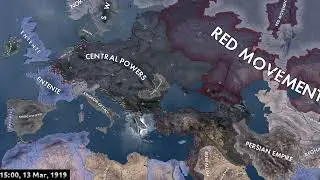 WW1 Goes differently - HOI4 Timelapse