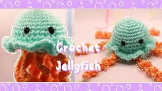Crochet a BEGINNER FRIENDLY Jellyfish in minutes! *NO SEWING REQUIRED*