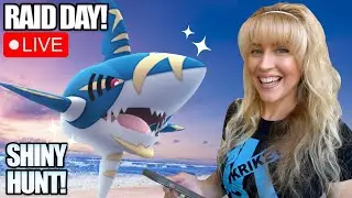Pok&eacute;mon GO Mega Sharpedo Raid Day 2025 LIVE 🦈 | Shiny Hunt, Raids & Event Bonuses | Kriket 23