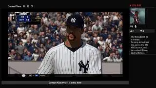 jetlee19's Live PS4 MLB 19 The Show createdNYY Players Franchise vs Celeberties All Stars2023TB@NYY