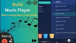 Build an Offline Music Player in JavaScript | Save Playlist & Recent Songs (HTML + CSS)