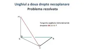 Unghiul a doua drepte necoplanare