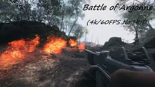 Battlefield 1 Immersive No HUD Cinematic Gameplay (4k/60fps) Battle of the Argonne Forest