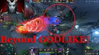 Dota 2 - Queen of Pain Beyond GODLIKE ! (Flawless Victory)