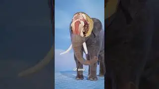 How Strong Is An Elephant's Trunk😲#shorts