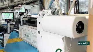 Bausano | Twin Screw Extruder MD75-24 | PVC Medical  tube | Innovative cooling bench system