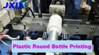 JX-CNC-TK4 Full Automatic Screen Printing Machine for Plastic Round Bottle
