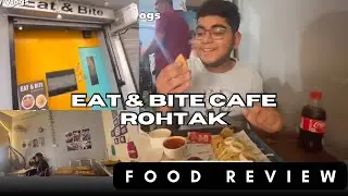 EAT & BITE CAFE ROHTAK ( famous cloud kitchen couple ) 🍽️ FOOD REVIEW 😋❤️ | Shinty Vlogs