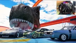 Forza Horizon 3 GoPro Hot Wheels Online TANDEM JUMP DRIFT 360 MID AIR!! | SLAPTrain