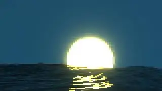 pixel art ocean