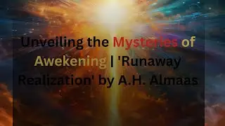 Mysteries of Awakening process by A H Almaas Runaway realization