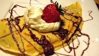 Nutella & Strawberry Filled Crepes Recipe Video - Laura Vitale 