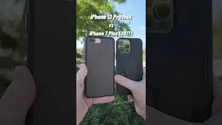 iPhone 7 Plus vs iPhone 13 Pro Max: as&iacute; ha MEJORADO SU C&Aacute;MARA #tech #video #iphone  #shorts