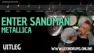Drumles : Enter Sandman &ndash; De Drumgroove in &rsquo;t Kort! 🤘#metallica
