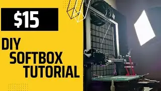 How To Build A DIY Softbox on a Budget | 3D printed