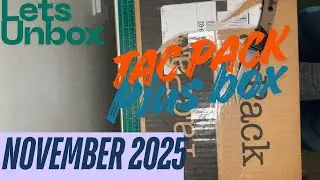 Lets Open - @tacpackmonthly Plus Box ( November 2025) | #edc #Tacpack #letsOpen