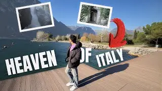 Must visit place in summer in Italy 🇮🇹😱| Hidden waterfall | Boy from India | Dev Khadoliya