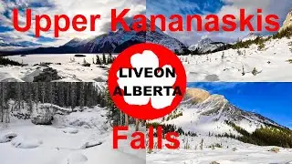 FROZEN PARADISE: Upper Kananaskis Falls in Winter #canadianrockies