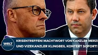 FRIEDRICH MERZ: Krisentreffen in Berlin! Machtwort vom Kanzler! Vizekanzler Klingbeil kontert sofort