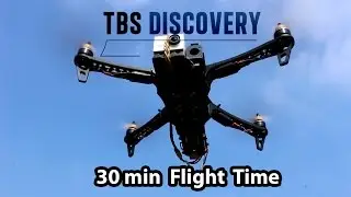 TBS Discovery 30 Min Flight Time without extended arms!