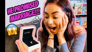 SURPRISING GIRLFRIEND WITH A PROMISE RING!! * NOW HE IS MINE FOREVER*