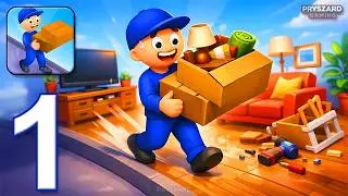 Heavy Work - Gameplay Walkthrough Part 1 - House Moving Jobs (iOS, Android)