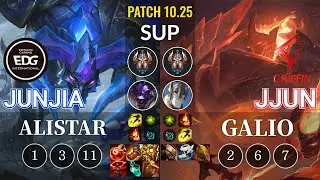 EDG JunJia Alistar vs GRF jjun Galio Sup - KR Patch 10.25