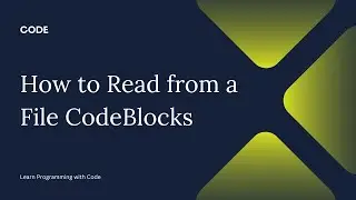 C Language / How to read from a file CodeBlocks