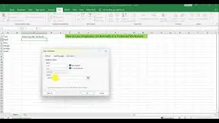 How to Use Dropdown List Normally in a Protected Worksheet