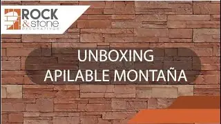 UNBOXING PIEDRA DECORATIVA / FACHALETA MODELO APILABLE MONTA&Ntilde;A ROCK & STONE DECORATIVOS