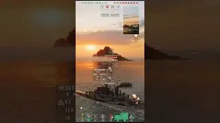 Colbert🏴&zwj;☠️ - French cruiser sinks Russian Destroyer #worldofwarships #wows #cqc