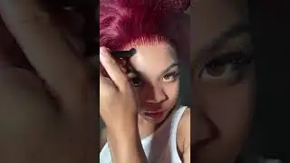 Burgundy 99J lace front wig details tutorial #worldnewhair #lacewiginstall #beginnerstutorials