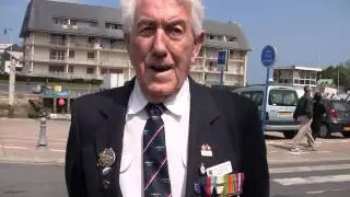 Royal Navy HMS Stevenstone Veterans at Juno Beach D-Day Ceremony 2010