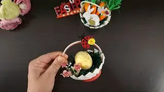 HOP into Easter Crafting! 🐰🌸 DIY Easter Basket Tutorial #easterbasket #diycraft #eastercrafting