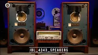 JBL 4343 Vintage Studio Monitor Pair of Speakers &ndash; 1-Year Warranty