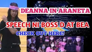 Deanna Wong, Bea de Leon at iba pang kasamahan nila Support LENI-KIKO tandem | ANGATLETA SA ARANETA