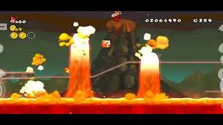 Playing World 8 beating the game
