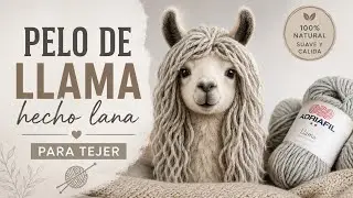 Conozcamos El pelo de llama con lana, Fibras Naturales desde Italia en México/ Tejiendoconleonardo